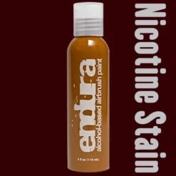 Endura Pro Liquid Airbrush And Body Paint Makeup -Smiffys Sales 0018 Nicotine Stain