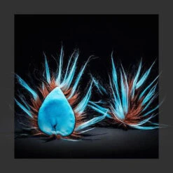 Furry Ears -Colorful And Sparkly Styles -Smiffys Sales 22 Spikey teal product1 frame
