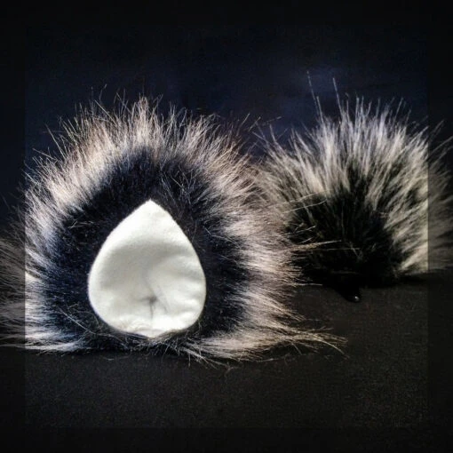 Mini Black Clip-on Ears - Image 2