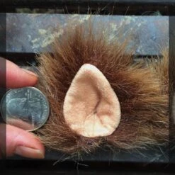 Mini Red Clip-on Ears