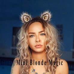Furry Ears - Mini -Smiffys Sales 36 Mini blonde magic model titled