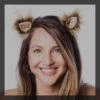 Blonde Wildcat Clip-on Ears -Smiffys Sales 4 Blonde wildcat model frame