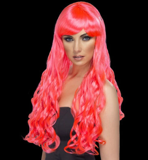 Smiffys Desire Long Curly Wig - Image 11