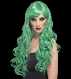 Smiffys Desire Long Curly Wig -Smiffys Sales 42108 Desire green