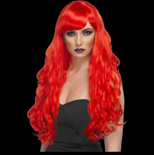 Smiffys Desire Long Curly Wig - Image 9
