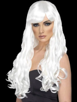 Smiffys Desire Long Curly Wig -Smiffys Sales 42112 Desire white