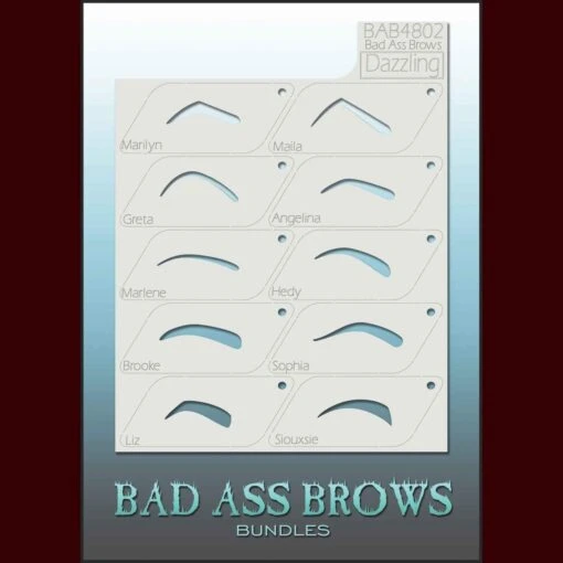 Dazzling Eyebrow Stencils