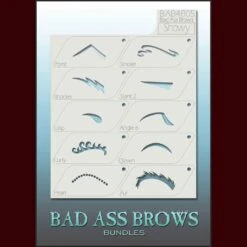 Eyebrow Stencils -Smiffys Sales 53 Bad Ass Brows Showy 78469 d11bf612 eca7 42a7 bde2 0fbab67a1229