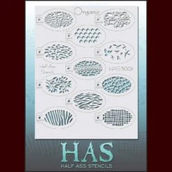11 Sencil Set - Half Ass Stencils -Smiffys Sales 53 HAS Organic 78251