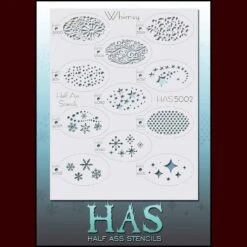 11 Sencil Set - Half Ass Stencils -Smiffys Sales 53 HAS Whimsy 78252