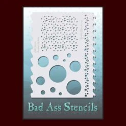 Bad Ass Stencils 38 Bad Ass Stencils -Smiffys Sales 54 BAD6002 Bubbles 78552
