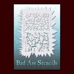 Bad Ass Stencils 24 Bad Ass Stencils -Smiffys Sales 54 Bad Ass Stencils Cracks and Jags 78553