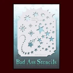 Bad Ass Stencils 37 Bad Ass Stencils -Smiffys Sales 54 Bad Ass Stencils Starlight 78560