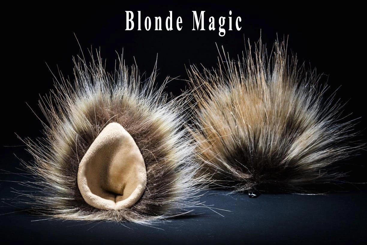 Furry Ears -Natural- Teardrop Style 13 Furry Ears -Natural- Teardrop Style - Image 11