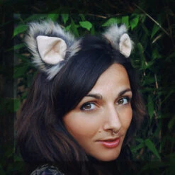 Grey Magic Clip-on Ears