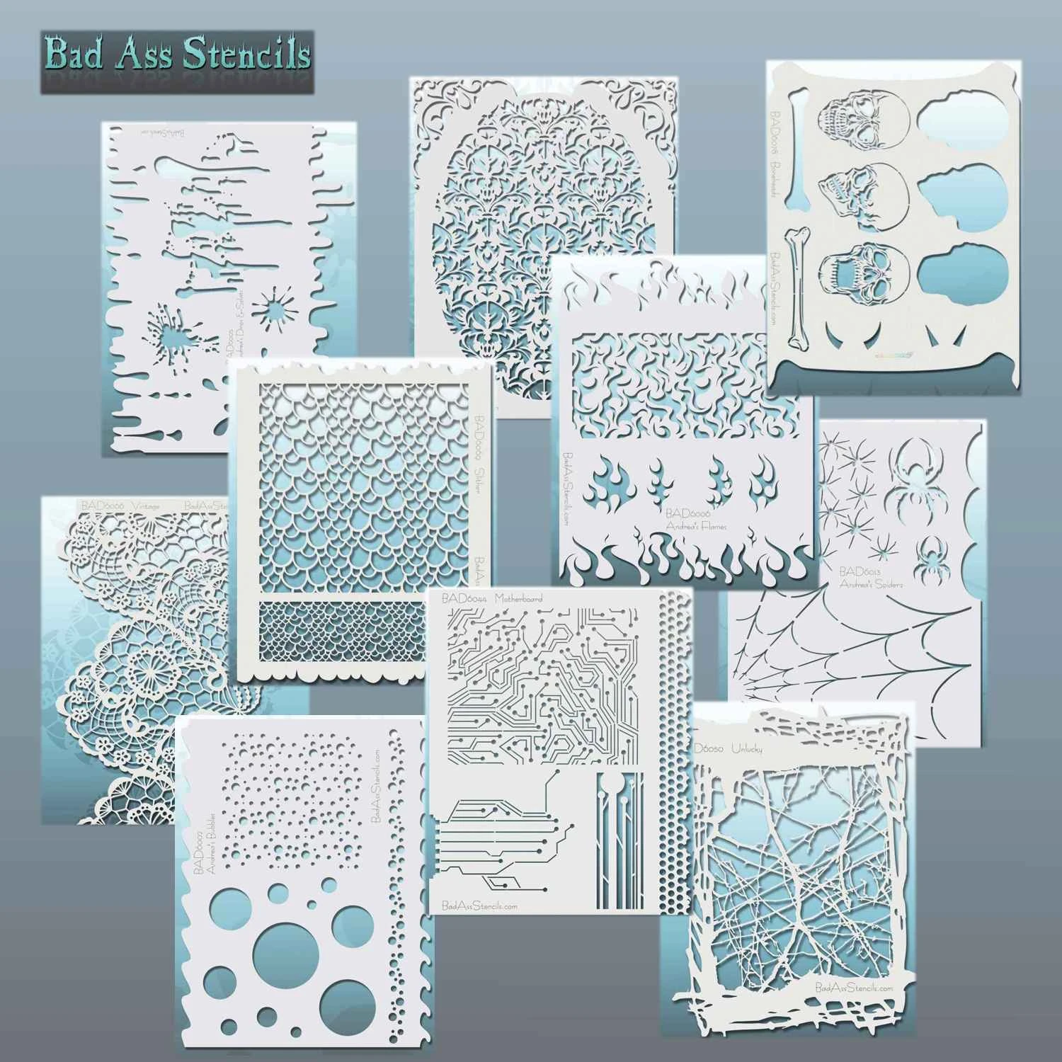 Bad Ass Stencils 3 Bad Ass Stencils