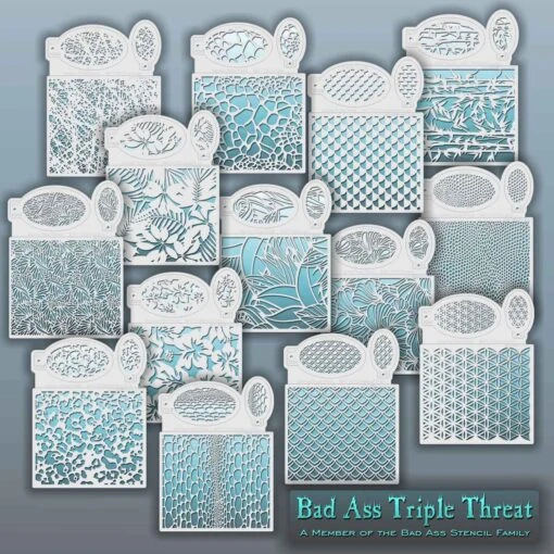 Triple Threat Stencil Set