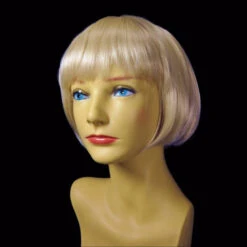 Blonde 10 Inch Bob Wig With Bangs