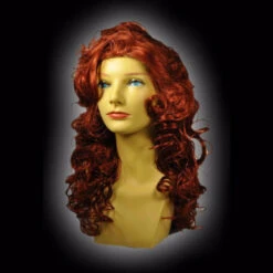 Auburn 20 Inch Long Curly Wig