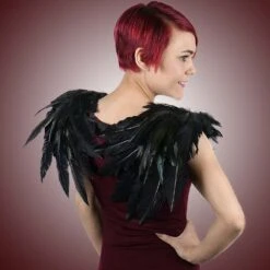 Crow Wings -Smiffys Sales CroworFairywing model side