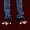 Costume Bird Or Reptile Feet - Red -Smiffys Sales F1009 w