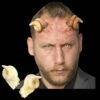 Curled Devil Horns -Smiffys Sales FO082 FoamHornsCurled