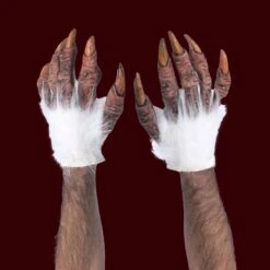 White Beast Costume Gloves