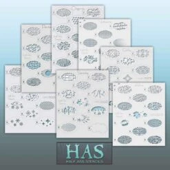 11 Sencil Set - Half Ass Stencils