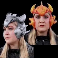 Fantasy Helmet - Silver Or Fire