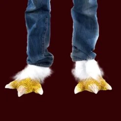 Costume Bird Or Reptile Feet - Yellow