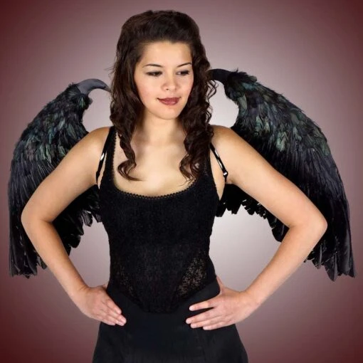 Maleficent Inspired Black Angel Wing (small) - Image 2