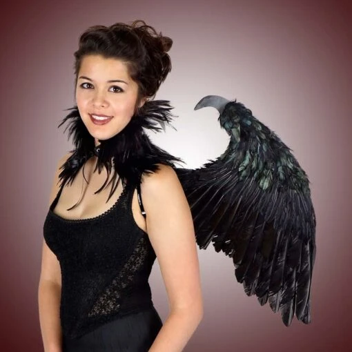 Maleficent Inspired Black Angel Wing (small) - Image 3