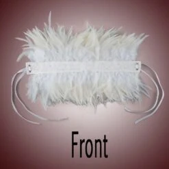 Feather Choker -Smiffys Sales Whitefeatherchoker front