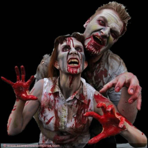 Zombie Teeth Paint And Blood Kit - Image 2