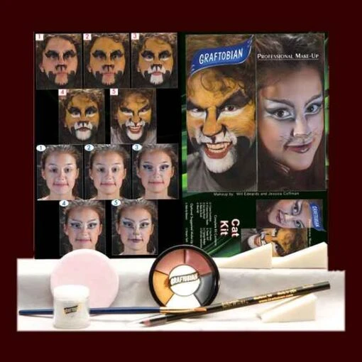 Cat Makeup Kit By Graftobian- Creme