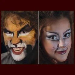 Cat Makeup Kit By Graftobian- Creme -Smiffys Sales cat makeup kit jungle cat and kitty cat