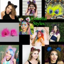 Furry Ears -Colorful And Sparkly Styles