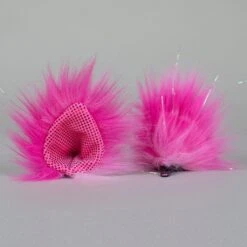 Pink Patch Clip-on Ears