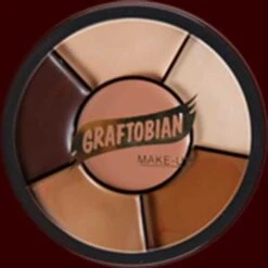 6 Flesh Tone Derma Rubber Mask Grease RMG Wheel